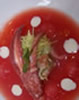 Gazpacho di anguria e pomodoro con astice