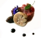 Coscia di bue battuta a coltello con torchon di foie gras d'oca e composta di cipolle di Tropea di Marcello Trentini - Magorabin, Torino