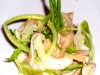           Insalata di puntarelle, scampi e nervetti di maiale di Angelo Troiani al Convivio Troiani