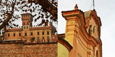 Mazzé, Castello e Chiesa parrocchiale